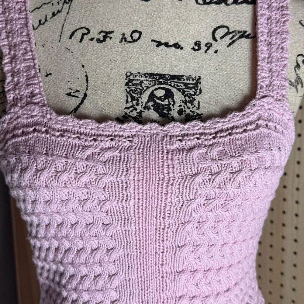 Hollister‎ Softpink Knit Crop Tank F 515